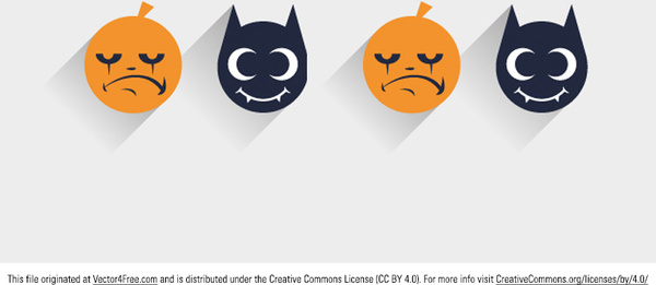 ícone de vector halloween plana