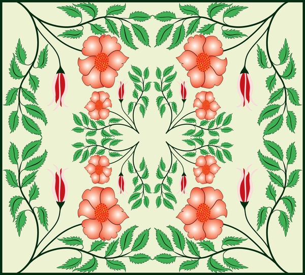 backgorund Floral vector