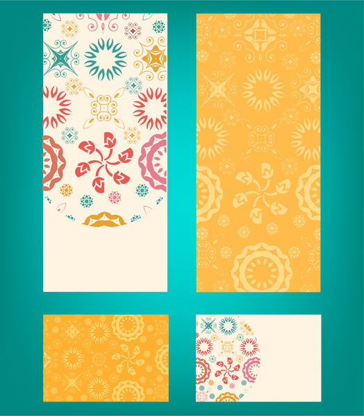 çiçek banner vektör tasarımı