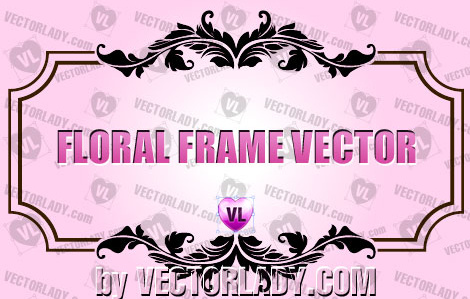 vector marco floral