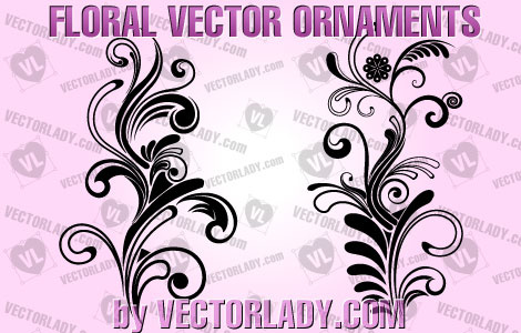 Ornamen Floral vector