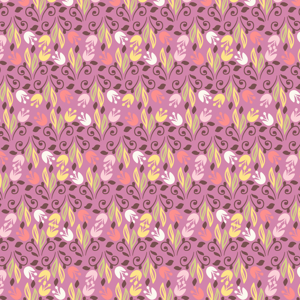 꽃 꽃 빈티지 패턴