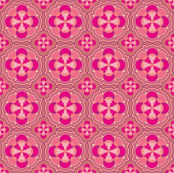 Flower Pattern Colourful Free Vector