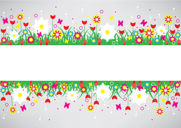 bunga vektor banner