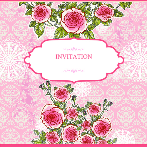 undangan pernikahan bunga
