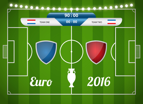 Cúp bóng đá trận đấu euro 2016