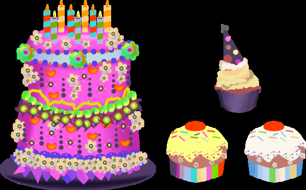 gratis ulang tahun cupcakes