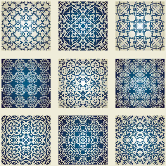 patrones gratis de azul