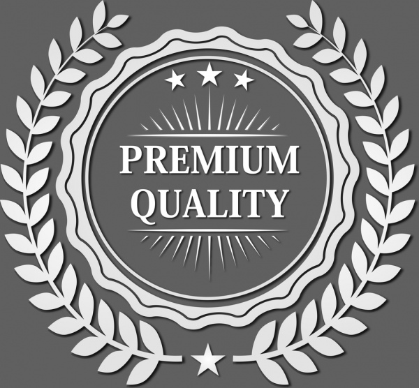 logo de marcas de calidad ilustración gratis premium para uso personal