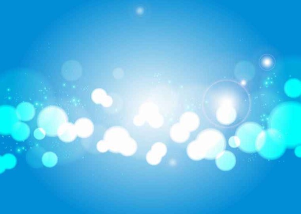 kostenlose light blue Bokeh Vektor Hintergrund