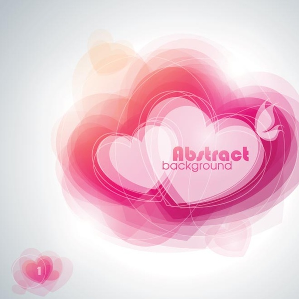 kostenlose Vektorgrafiken abstrakte Herzform gemacht