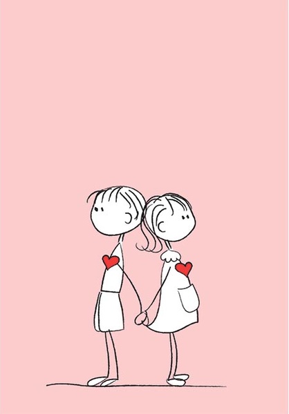 wektor swobodny piękny clip art para valentine8217s dzień szablonu