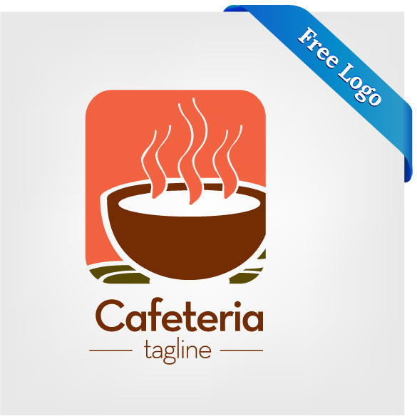 kostenlose Vektor-Cafeteria-logo