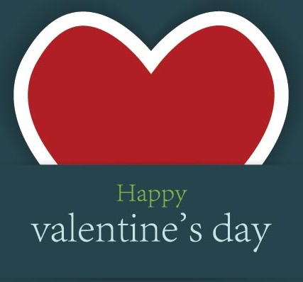 kostenlose Vektor elegante glücklich valentine8217s Tag Grußkarte