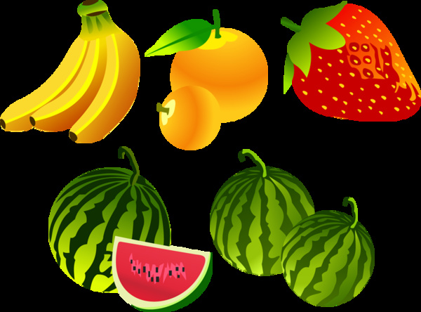 iconos de frutas gratuita de vectores