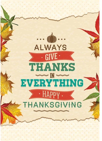 kostenlose Vektor eingeben danke in Everythink happy Thanksgiving-Titelseite