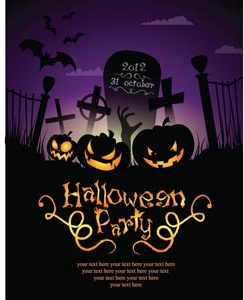 Free vector Halloween Party template