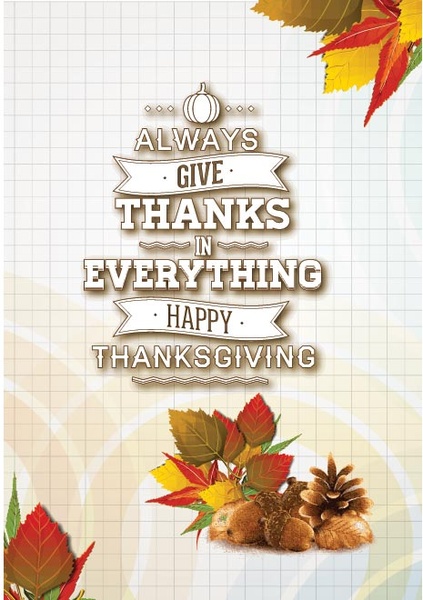 l'affiche de vecteur joyeux thanksgiving à fond sans grille