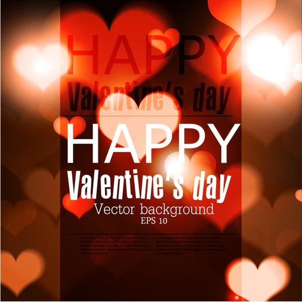 vektor gratis kartu cinta hari bahagia valentine8217s