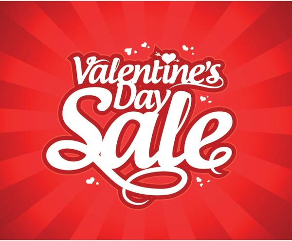 Free Vector Happy Valentine8217s Day Sale Poster