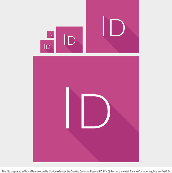 Free Vector Indesign Icons