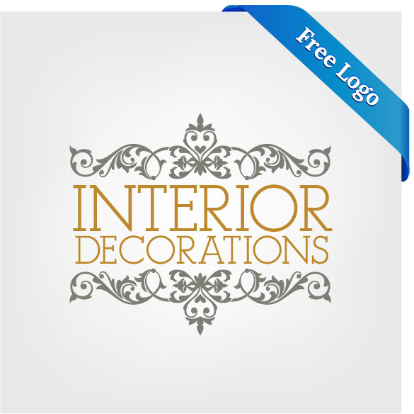 vektor gratis dekorasi interior logo