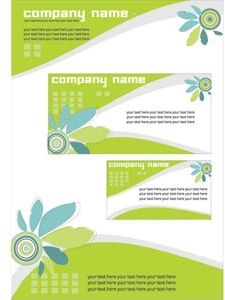 Free Vector Of Green Business Card And Letterhead Design Template