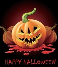 Free Vector Pumpkin Halloween Laughing Template