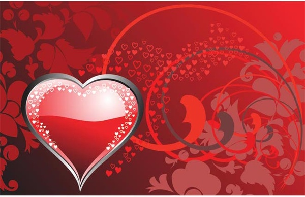 Bandeira de dia romântico valentine8217s vetor livre