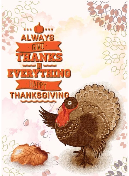 Free Vector Turkey Bird Sticker On Thanksgiving Poster