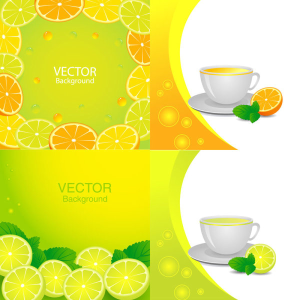 elementos de diseño elementos de zumo de naranja