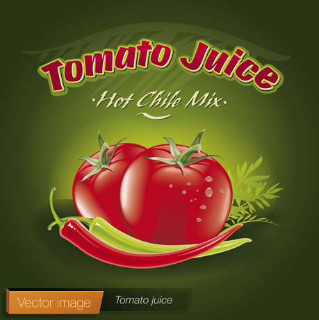 vetor de cartaz de estilo retro de tomate fresco