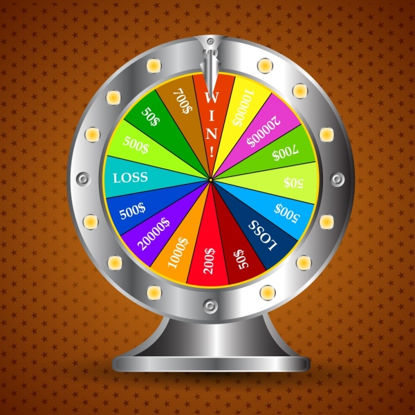 азартные игры колесо шаблон красочные блестящие 3d дизайн