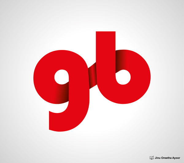 gb 기가바이트 로고 디자인