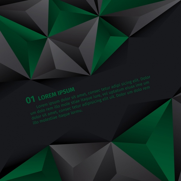 geometrischen abstrakten Hintergrund grün grau polygonalen ornament
