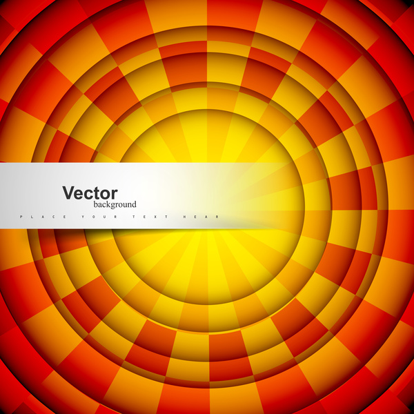 círculo geométrico de colores textura diseño vectorial de fondo