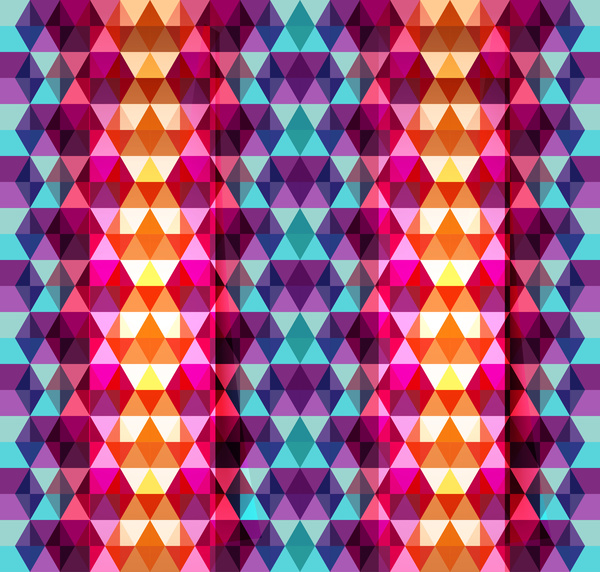 geométrica colorido transparente textura diseño vectorial de fondo