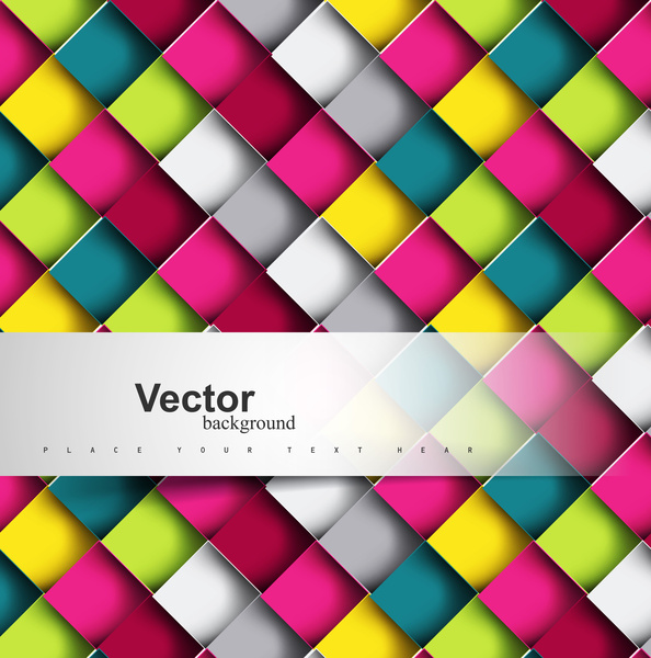 geometrik renkli Dikişsiz desen doku tasarım vektör arka plan