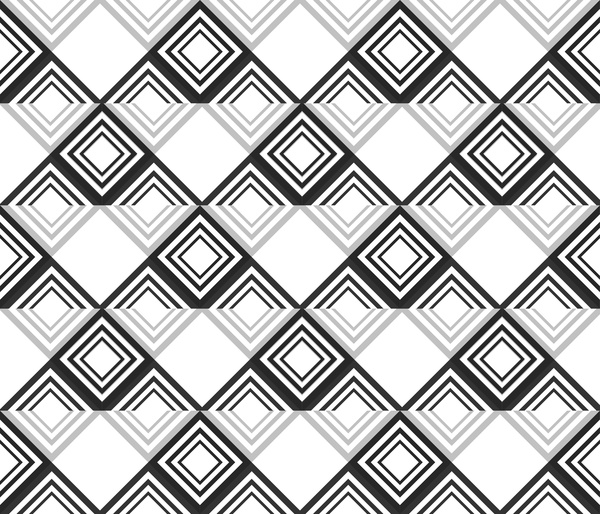 Geometric Gray Seamless Pattern Texture Design Vector Background