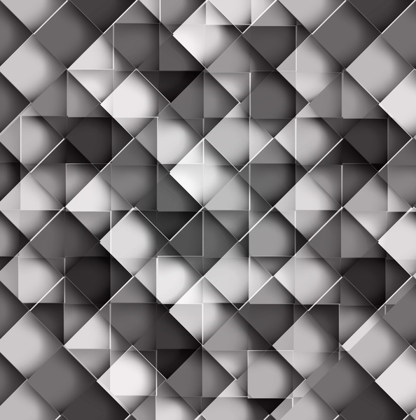 padrão sem emenda cinza geométrico textura desenho de fundo vector