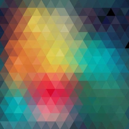 Geometric Shapes Blurs Background Vector