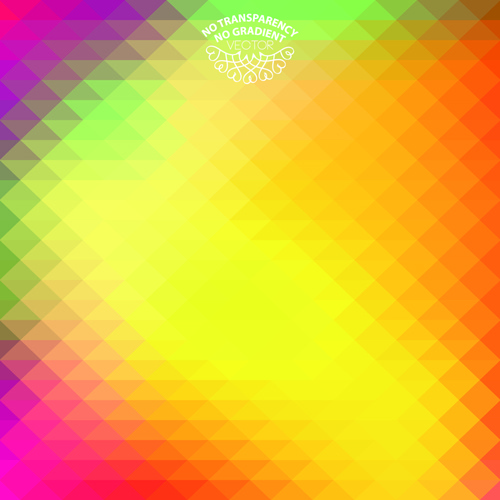 geometrische Formen farbigen unscharfen Hintergrund Vektor