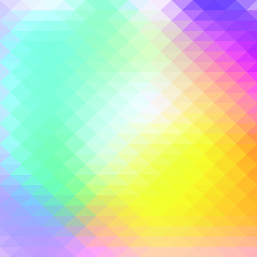 formas geométricas de colores vector de fondo borroso