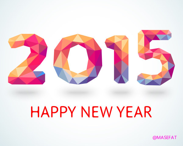 Geometric Shapes15 New Year Vector Design
