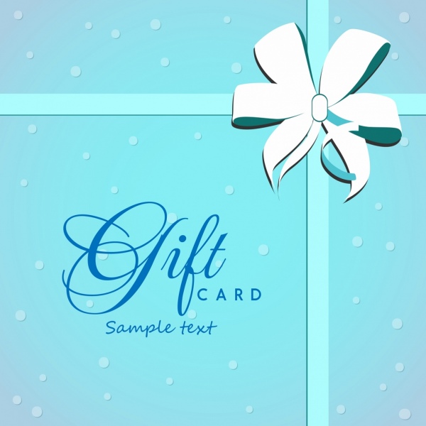 ornamento de la cinta azul brillante fondo de tapa de la tarjeta regalo