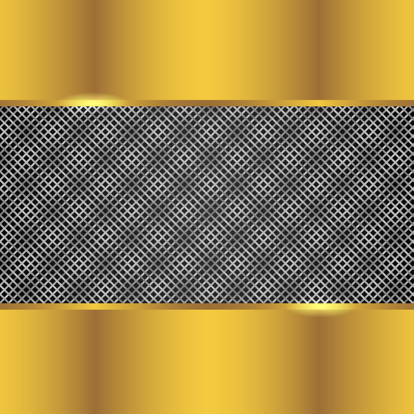 Gold And Silver Metal Background