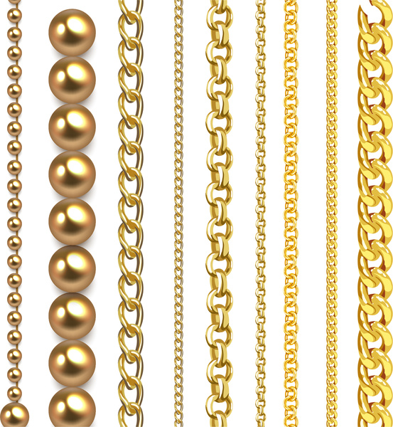 coleção de colar de ouro