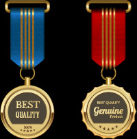 vektor penghargaan medali cantik 6