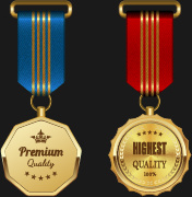 vektor penghargaan medali cantik 7