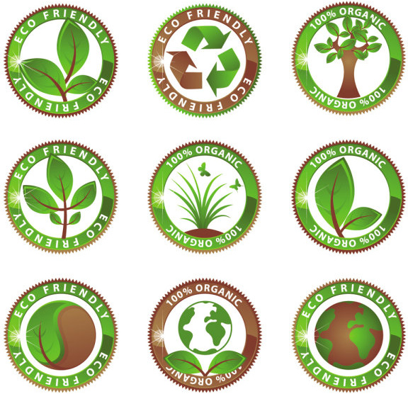 ícone de vetor de protecção ambiental verde